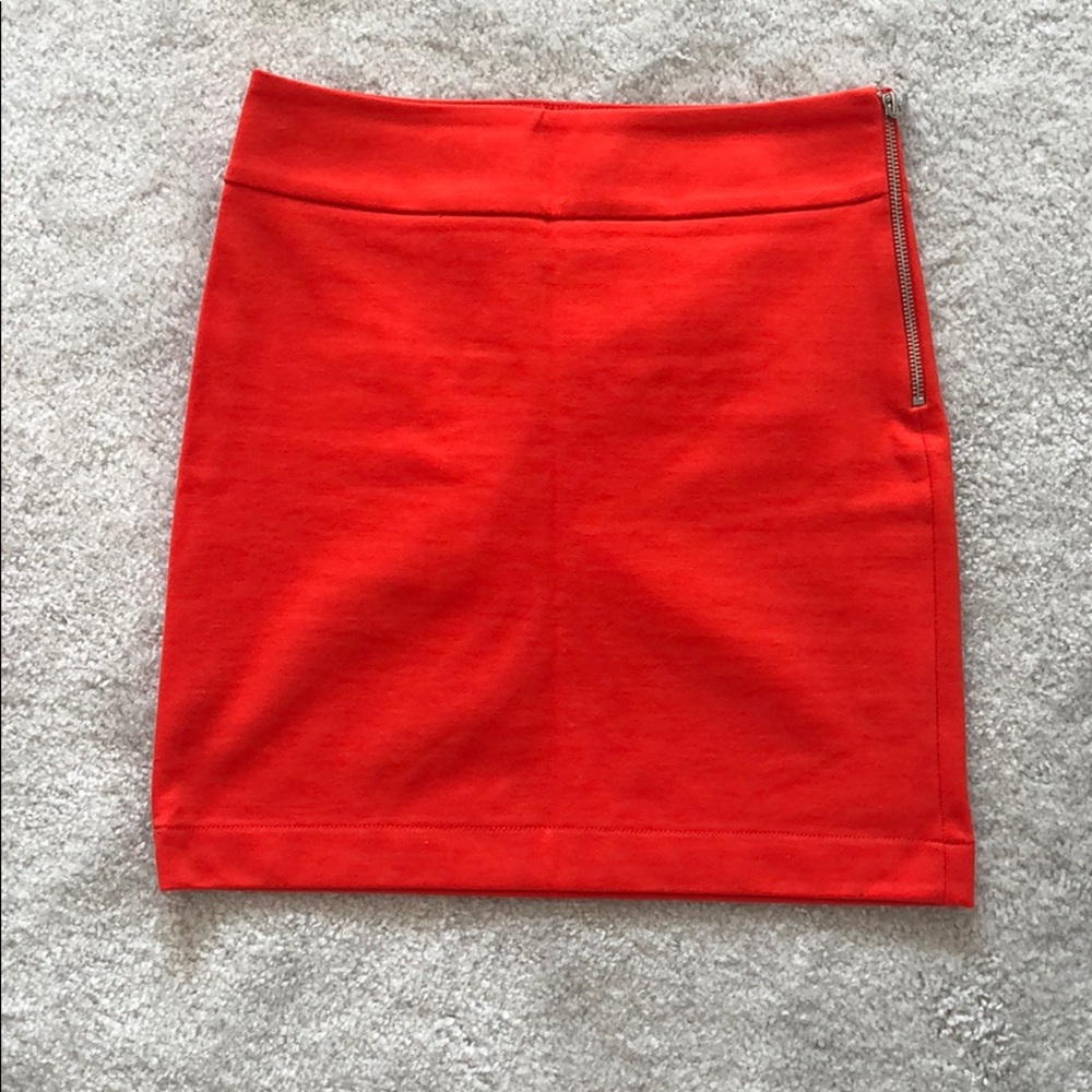 Banana Republic Orange Mini Skirt